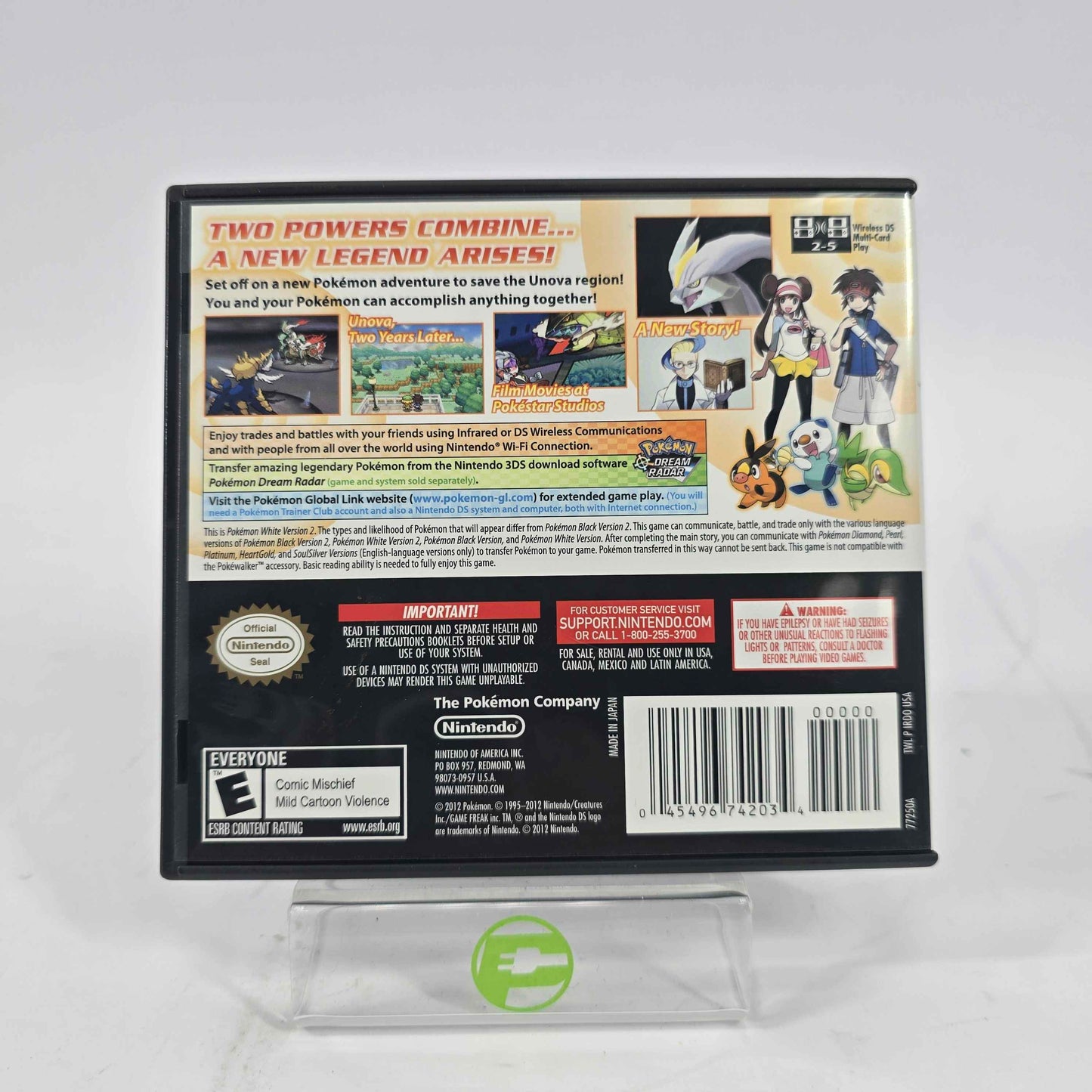 Pokemon White Version 2 Nintendo DS Complete CIB (Nintendo DS, 2012)