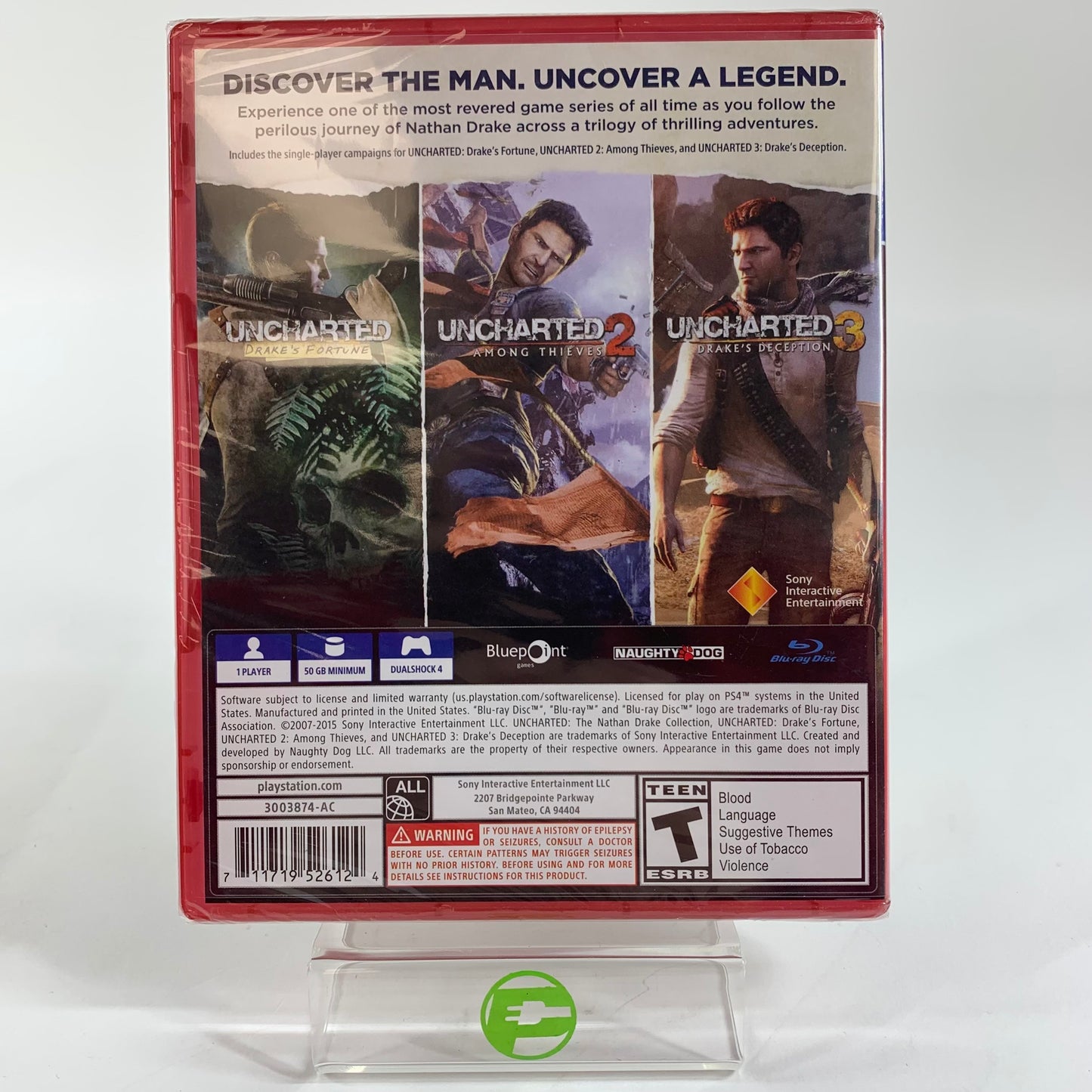 New Uncharted The Nathan Drake Collection (Sony PlayStation 4 PS4, 2015)