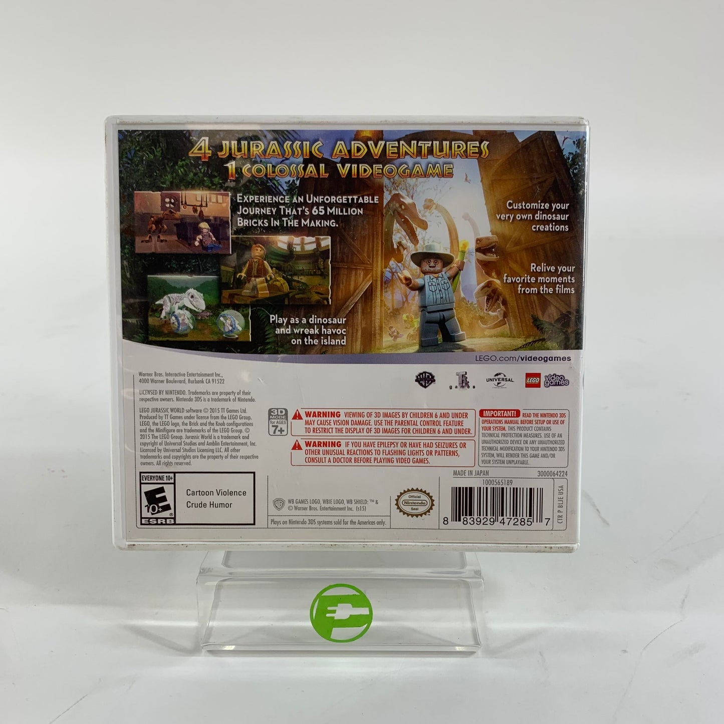 LEGO Jurassic World (Nintendo 3DS, 2015)
