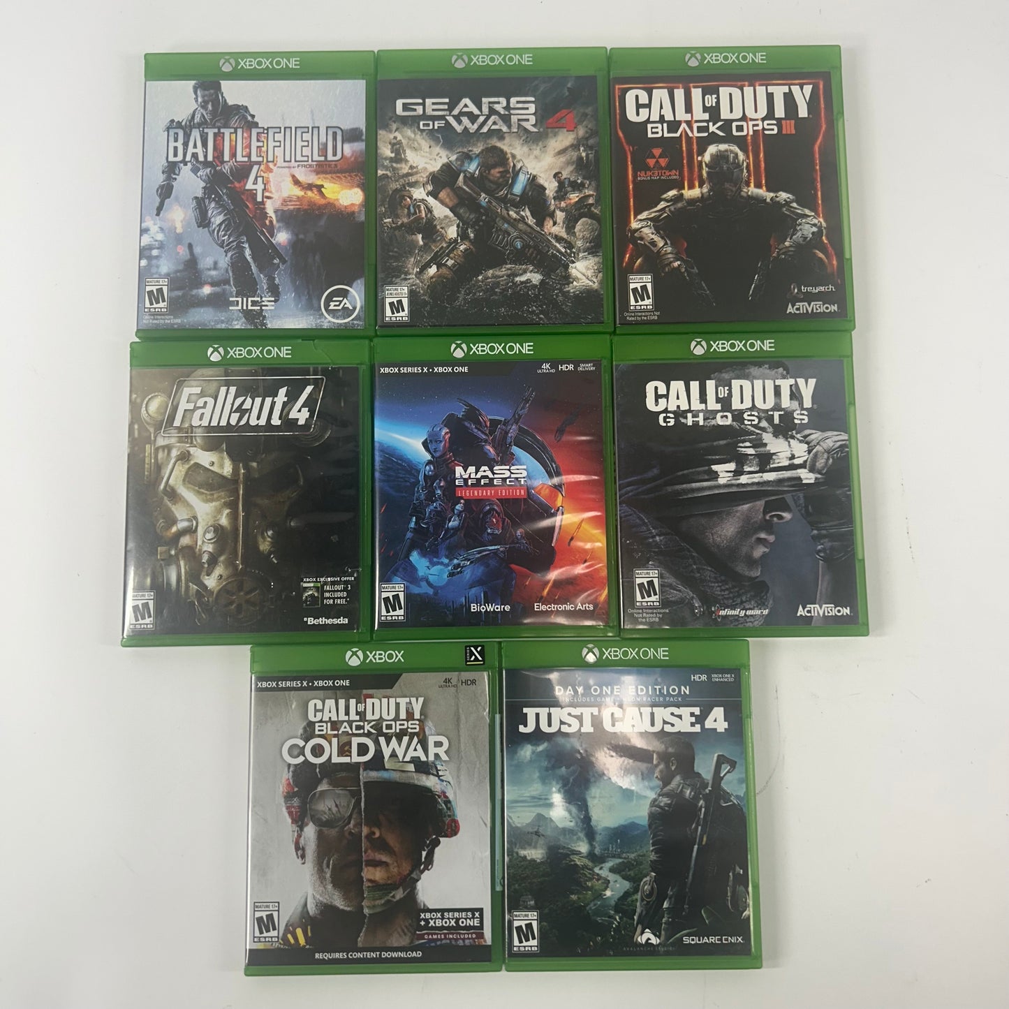 Lot of 8 Microsoft Xbox One Games