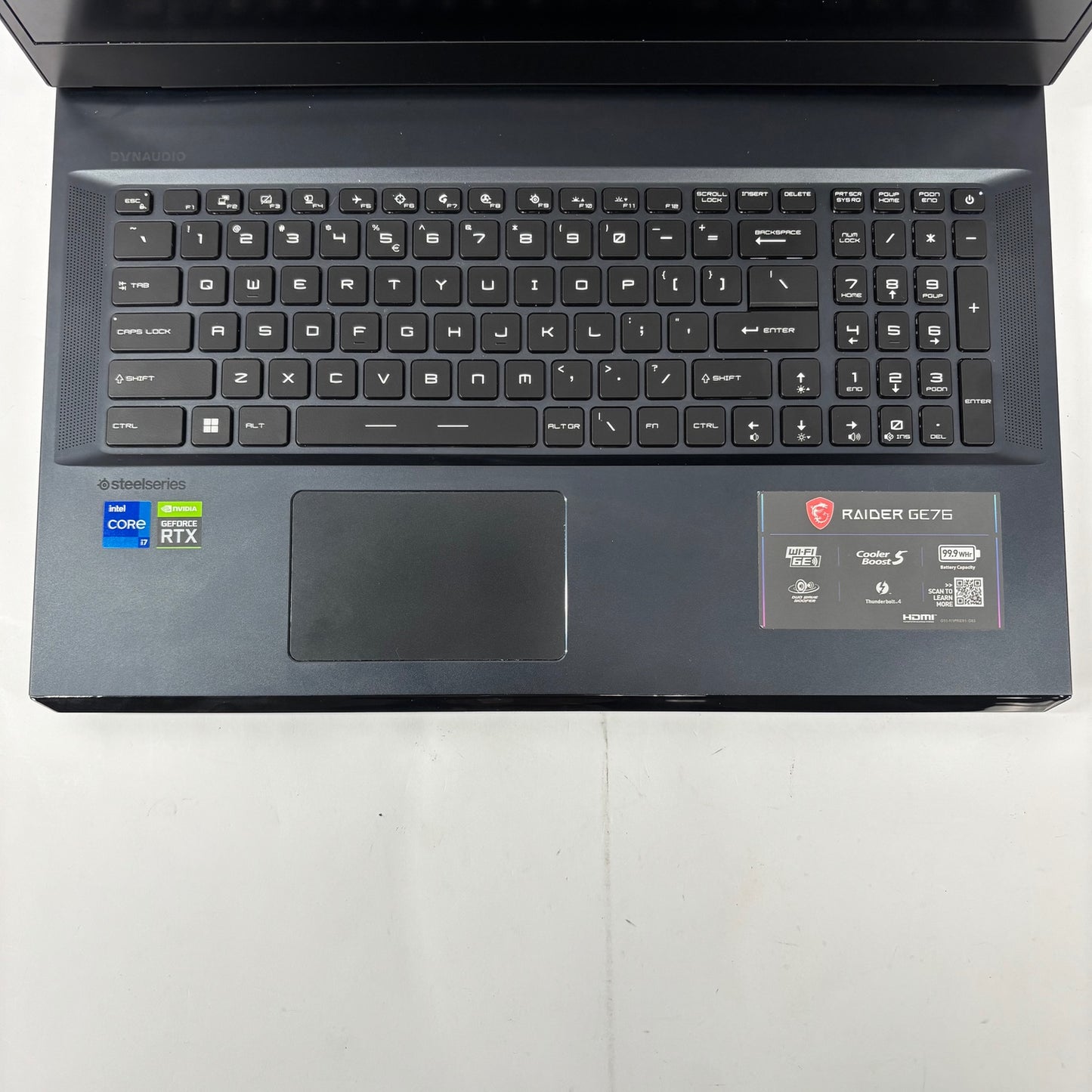 MSI Raider GE76 MS-17K4 17.3" i7-12700H 2.7GHz 16GB RAM 1TB SSD GeForce RTX 3060