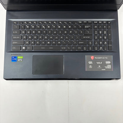 MSI Raider GE76 MS-17K4 17.3" i7-12700H 2.7GHz 16GB RAM 1TB SSD GeForce RTX 3060