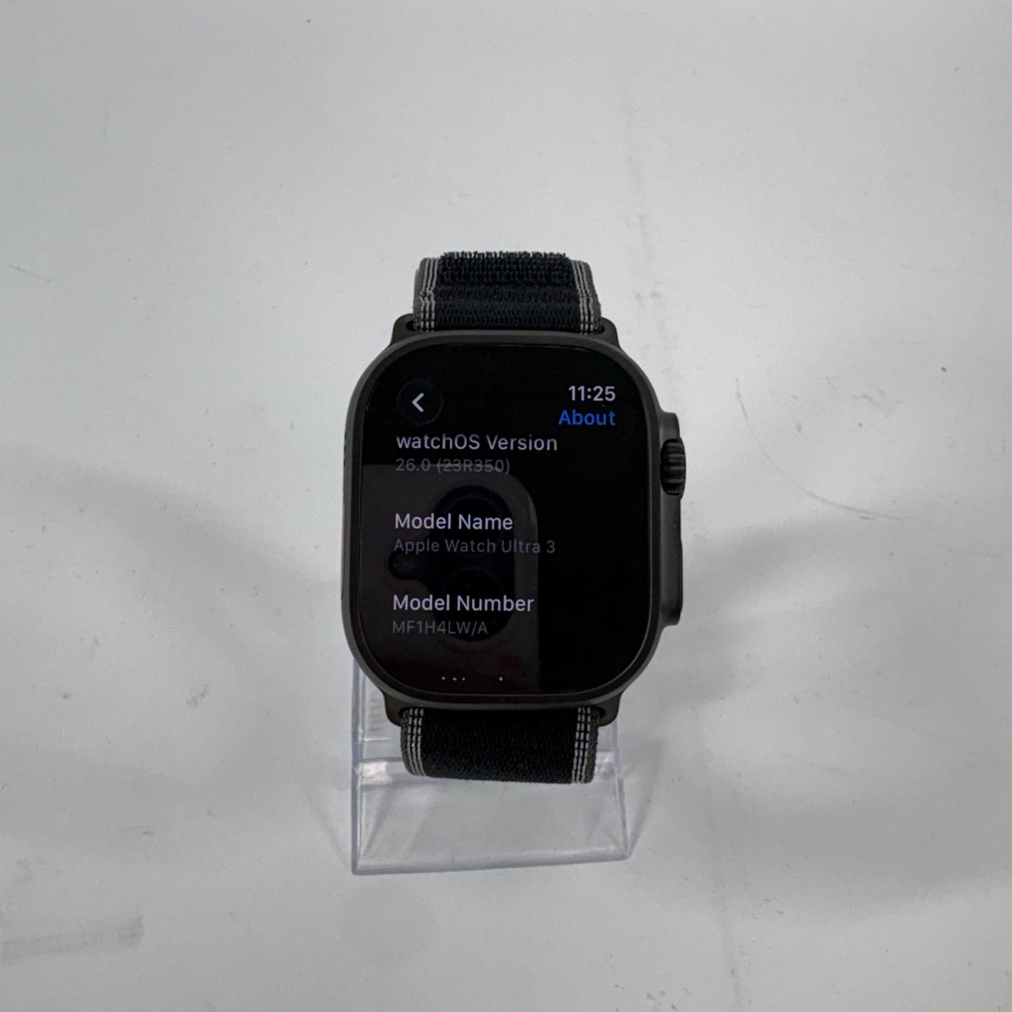 Factory Unlocked Apple Watch Ultra 3 49MM Graphite Aluminum Midnight Sport Band