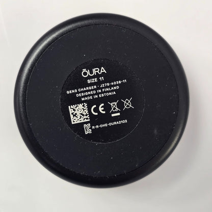 Oura Ring Gen 3 Size 11 Silver Ceramic Smart Ring