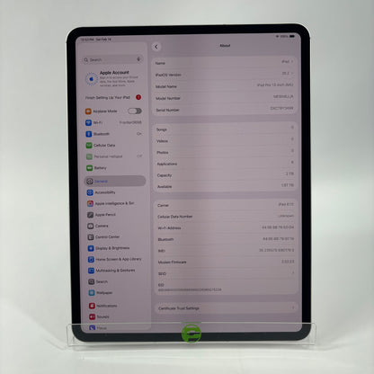 Factory Unlocked Apple iPad Pro 13" M5 2TB Silver ME8N4LL/A