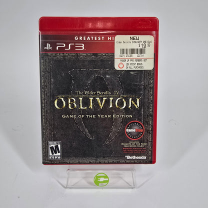 Elder Scrolls IV Oblivion [Game of the Year] (Sony PlayStation 3 PS3, 2007)