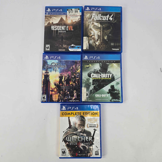 Lot of 5 Sony PlayStation 4 PS4 Games