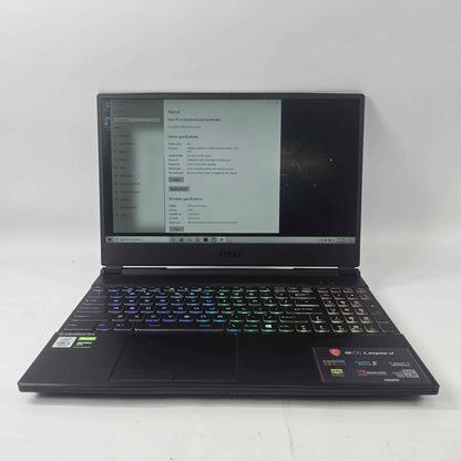 MSI Leopard GL65 GL65 15.6" i5-10300H 2.5GHz 16GB RAM 512GB HDD GeForce GTX 1650