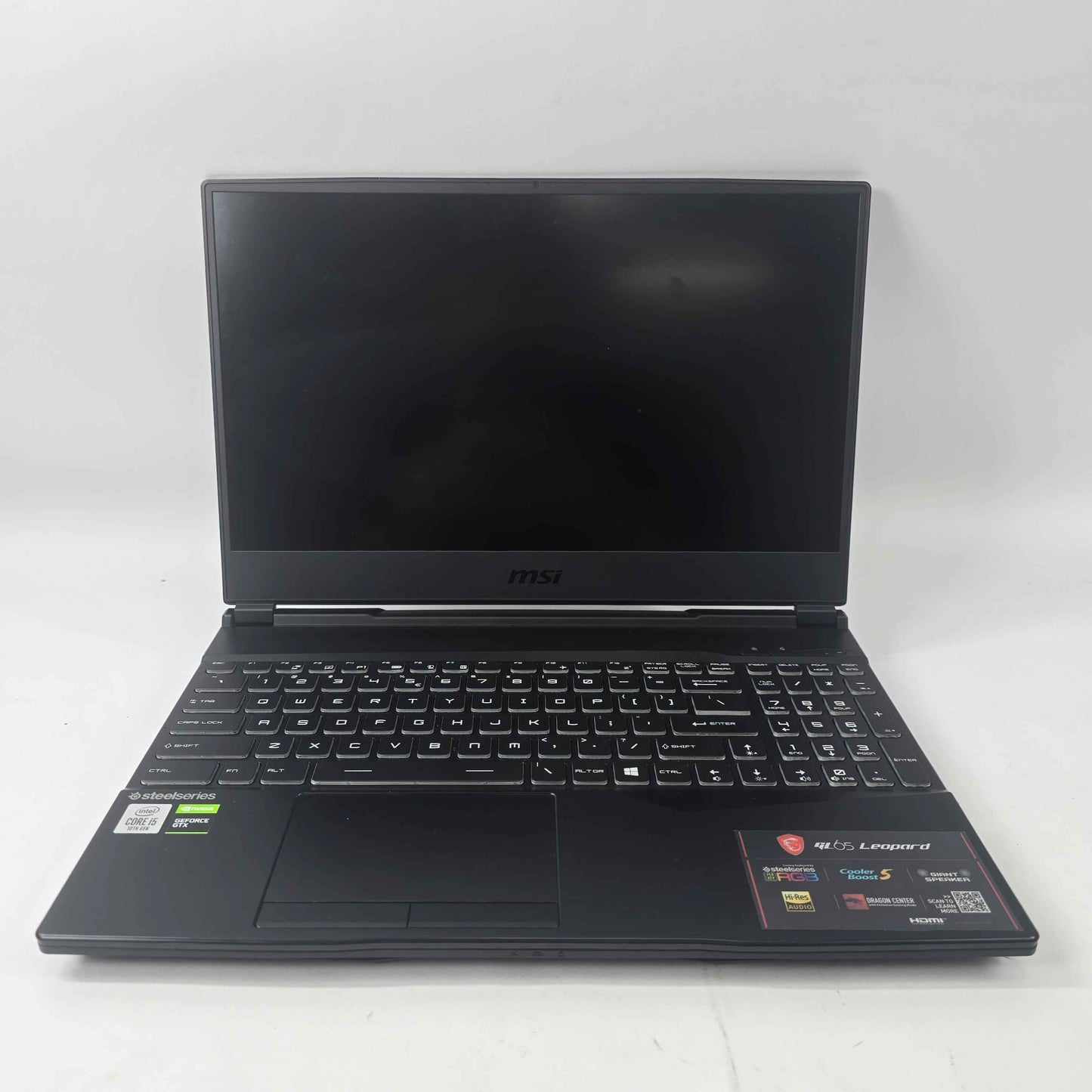 MSI Leopard GL65 GL65 15.6" i5-10300H 2.5GHz 16GB RAM 512GB HDD GeForce GTX 1650