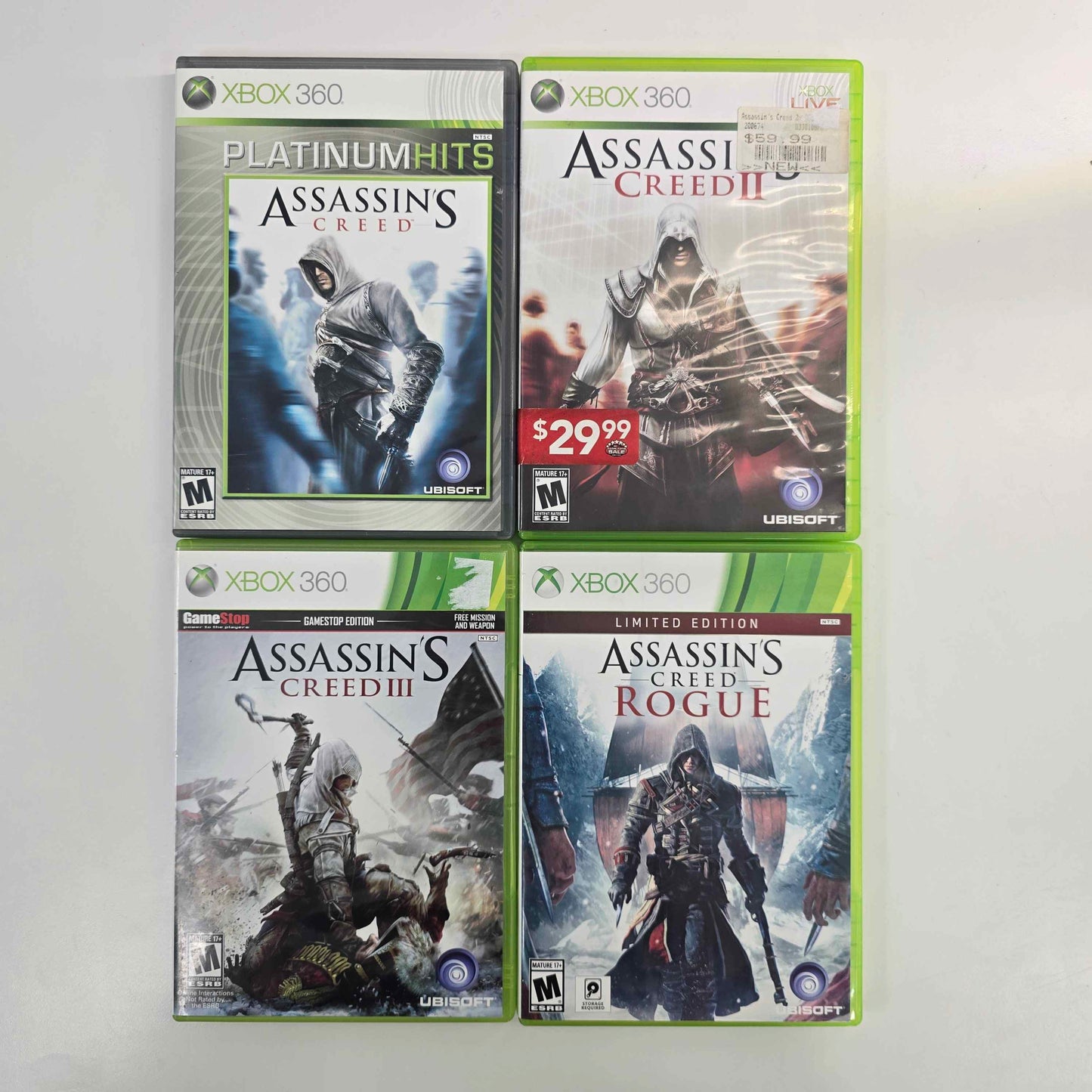 Lot of 5 Microsoft Xbox 360 Games