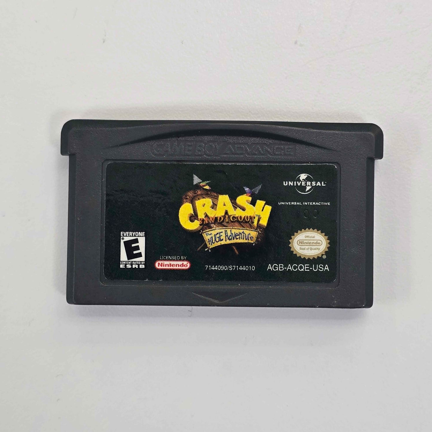 Crash Bandicoot the Huge Adventure (Nintendo GameBoy Advance, 2002)