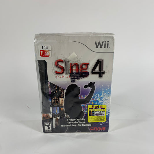 New Sing4: The Hits Edition with Mic (Nintendo Wii, 2011)