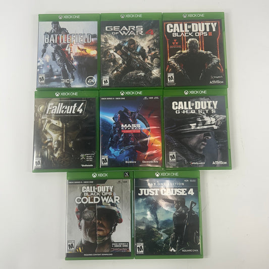 Lot of 8 Microsoft Xbox One Games