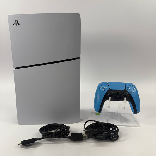 Sony PlayStation 5 Slim Digital Edition 1TB White Console Gaming System CFI-2015