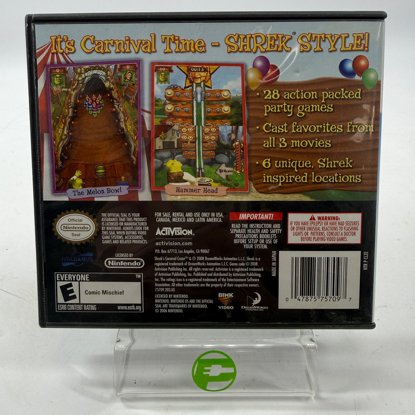 Shrek's Carnival Craze (Nintendo DS, 2008)